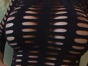 Meaty Boobed Puma Swede Squeezes Her Bazoombas Off Her Net