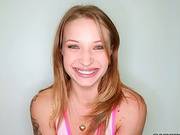 Alyssa Branch Shows Her Small Tits And Hairy Cunt And Blows