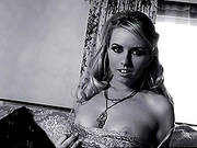 Blonde With Perky Tits Feels Horny