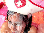 Facial Cumshot Before Big Load Of Jizz For Isis Love After Sex