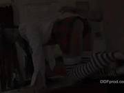 Footsie Babe Angel Pink Squeezes More On A Cock Until It Blows On Her Feet
