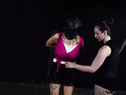 Dirty Whore Rain Degrey Is Tied Up And Slapped With A Whip