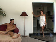 Sunburned Curvy Milf Francesca Le Sucks And Rides On Top