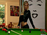 Sexy Venera Is Showing Gorgeous Snooker Game