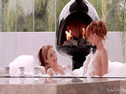 Jayden Cole And Marie Mccray In The Jacuzzi