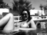 Busty Heather Vandeven Having Fun In The Swimming Pool
