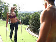Busty Slut Phoenix Marie Gives A Head On A Golf Loan