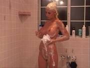 Busty Babe Puma Swede Washing Her Awesome Body