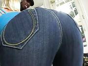 Bubble Butt Pounded By Big Black Dick