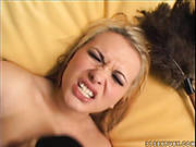 Blond Head In Stockings Katja Kassin Gets Her Tight Anus Drilled