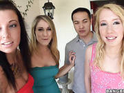Blowjob In The Car By Aria Aspen, Nicki Blue And Amber Ashlee