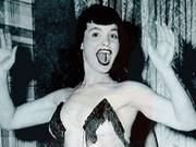 Sexy Vintage Footage Of Brunette Pin Up Girl Goddess Betty Page