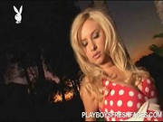 Polka Dot Dress On Playboy Hottie