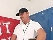 Sluttish Schoolgirl Lexi Belle Slips Out Of Her Uniform In Front Of Her Coach 