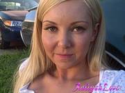 Aaliyah Love Pretty Blonde Babe Love Her Wheels