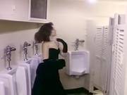 Hillary Summers, Rick Iverson In Extremely Hot Classic Porn Scene In A Toilet Stall