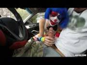 Horny Clown Mikayla Mico Gives A Sloppy Blowjob