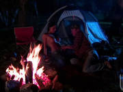 Camping Couple Fucks Hard Outdoors