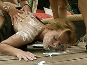 Lesbian Femdom Outdoors Is Kinky