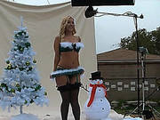 Cute Snow Bunny Lingerie Set