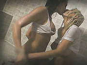 A Couple Of Hot Lesbian Sweeties Have Hot Sex In Bath