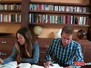 Eva Lovia And Her Passionate Step- Mom Are Having A Threesome With A Guy From Their Neighborhood