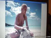 Hot Blonde Blue Shows Her Photos