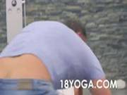 Skinny Teen Alexis Brill In Yoga