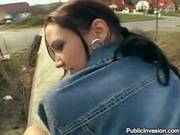Naive Girl Started Talking To A Stranger And Soon She Was Sucking His Rock Hard Meat Stick