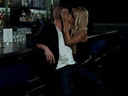Horny Bridgette Rides Cock In The Bar And Cums In Mouth
