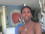 Wonderful Shemale With Black Butt Wanking Until She Cums
