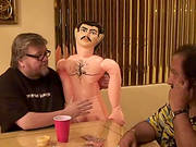 A Sexy Stripper Gives A Bachelor A Hot Show At A Party