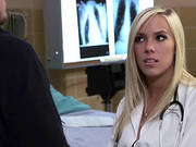 Blonde Nurse Gets Horny In The Hospital And Is Fucked By Her Patient