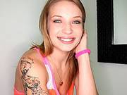 Rocker Girl Gives Deep Throat Blowjob For...