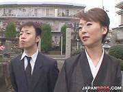 Mature Widow Horny Blowjob And Creampie Reina Matsuyuki