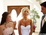 Sexy Bride Tasha Reign Gets On Her Knees To Enjoy Deep Oral And Vaginal Fuck