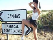Sweet Sapphira A Flashes Naked Upskirt And Then Takes All Cloths Off On The Road