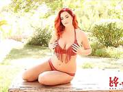 Lucy Vixen Teases Us All In Her Bikini With Tassels And Then Removes The Top