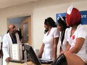 Just Another Day At The Hospital. Aryana And Candice Are