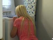 Jenna Ivory Is Having Rough Sex With Her Roommate While Waiting For Her Laundrey To Be Done