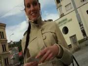 Eurobabe Tea Key Pussy Stuffed In Public 