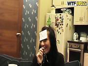 Black Haired Eva Cats Was Invited By Her Ex Boyfriend In This Amateur Scene