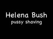 Helena Bush Shaving Her Nasty Hairy Twat