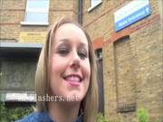 Sexy Ashley Rider Flashing London And Public Exhibitionism Of Naughty British Ba