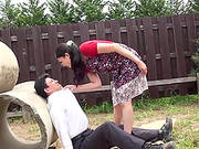 Busty Japanese Chick Emiko Ejima Dominates A Horny Guy