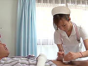 Horny Japanese Nurse Is A Blowjob Expert On Cumshot