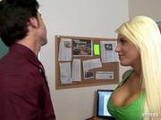 Sexy Bitch Jacky Joy Seduces Her Teacher With Her Tits