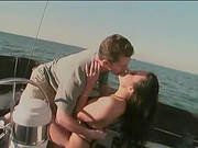 Brunette Milf Gets Her Hot Pussy Pounded On A Yacht