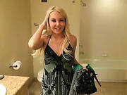 Aaliyah Love Sensually Changes Clothes In Hotel Room
