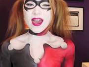 Harley Quinn Body Paint